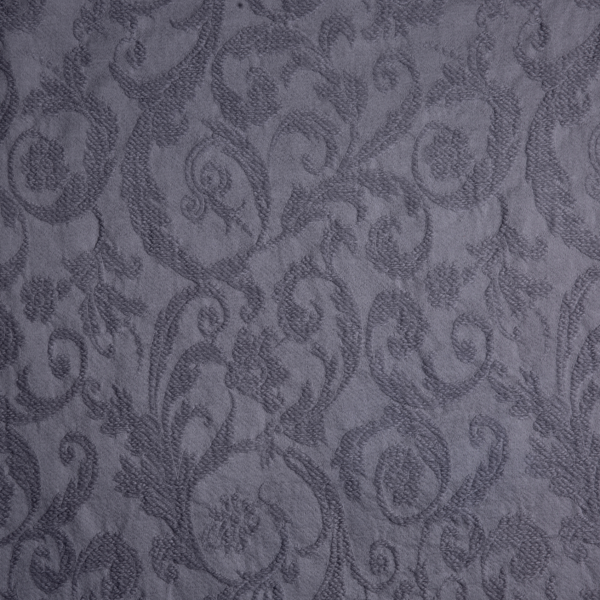 French Lavender: a close up of Adele fabric in french lavender, a neutral violet tone.