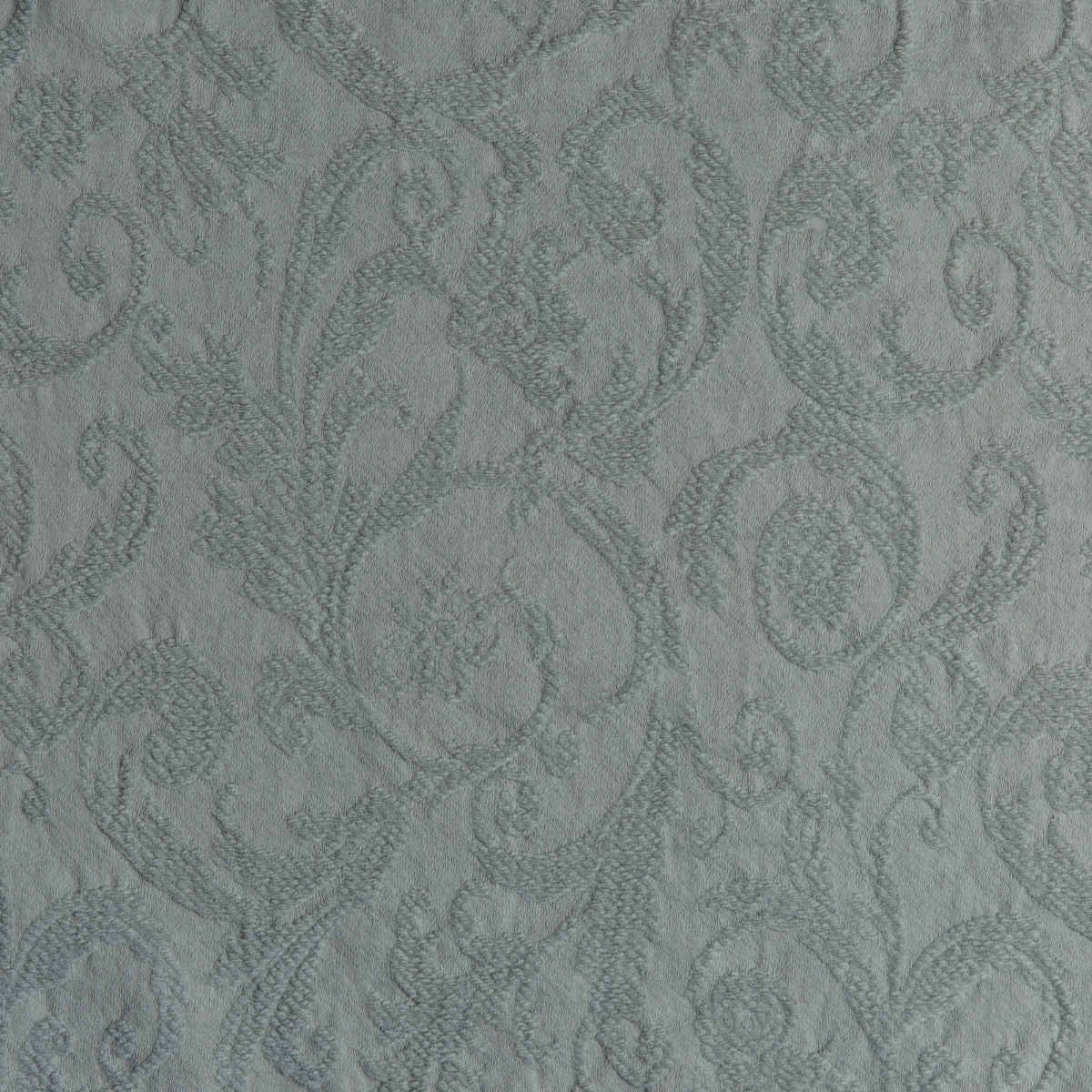 Eucalyptus: A close up of Adele fabric in eucalyptus, a soft light green.